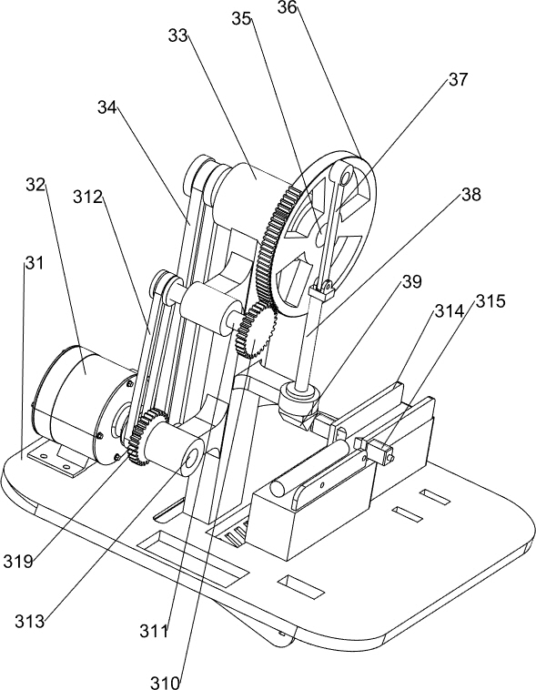 Oncomelania tail shearing machine