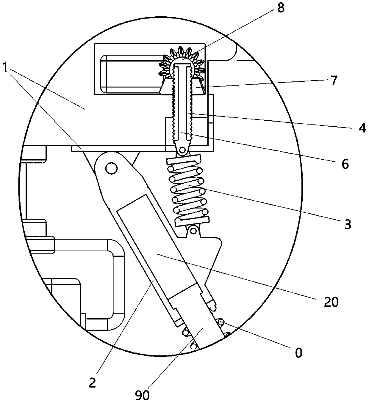 Unmanned aerial vehicle undercarriage and unmanned aerial vehicle