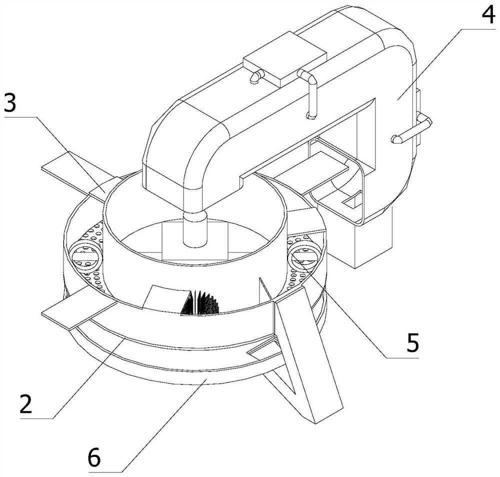 Sludge low-temperature drying treatment device and treatment method