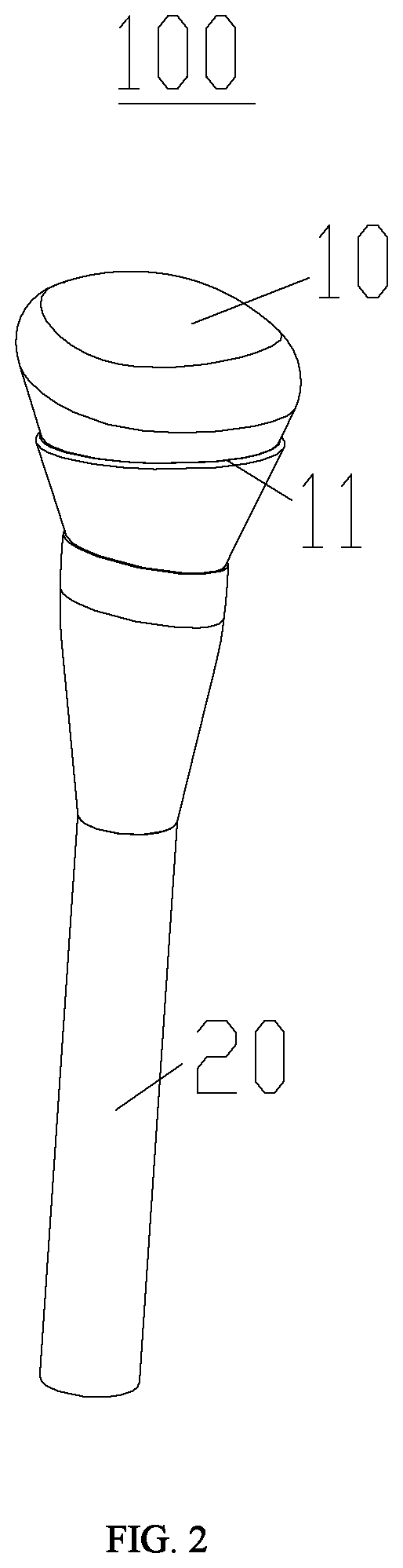 Makeup brush and manufacturing method thereof