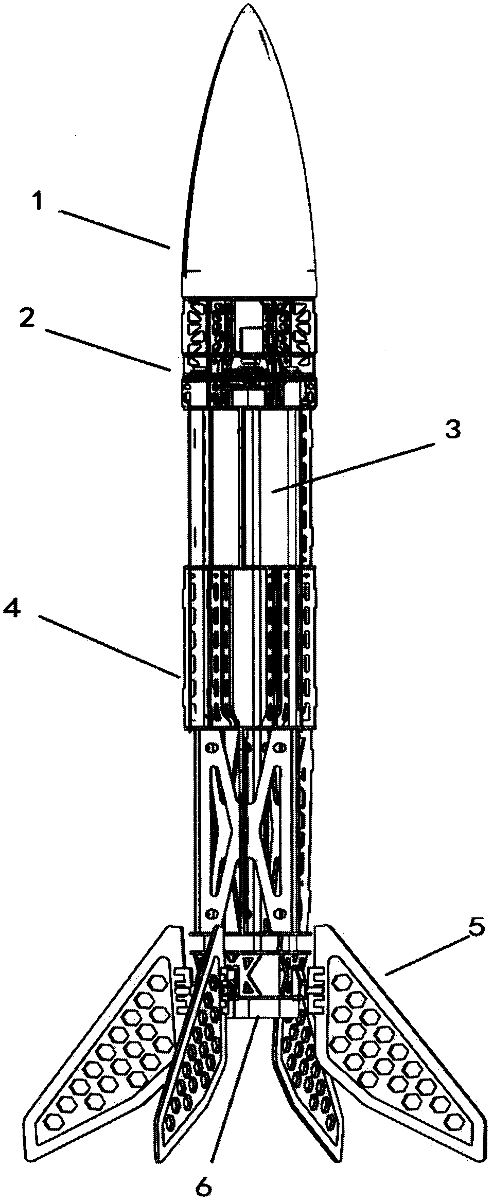 Novel model rocket