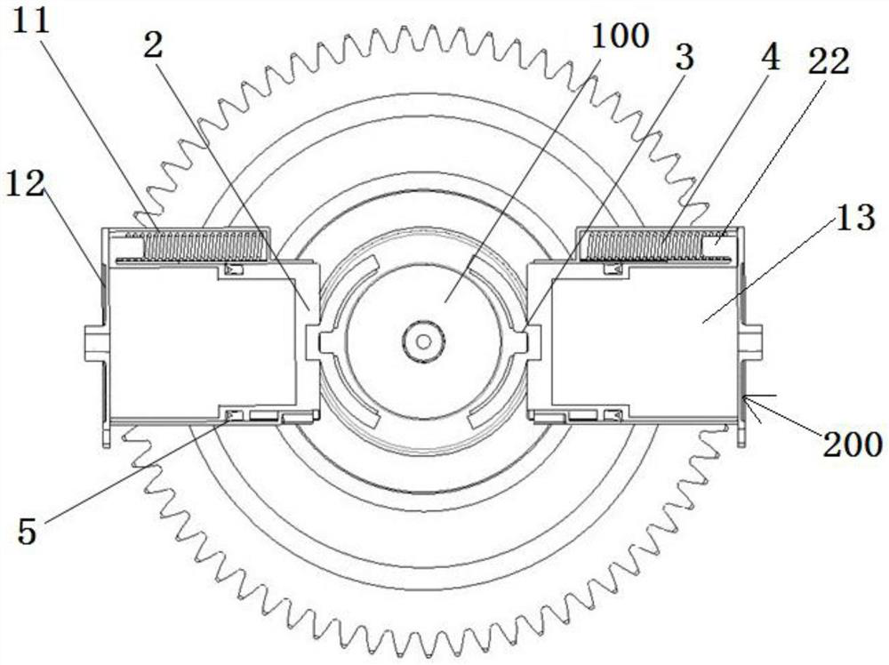 Intermediate shaft brake