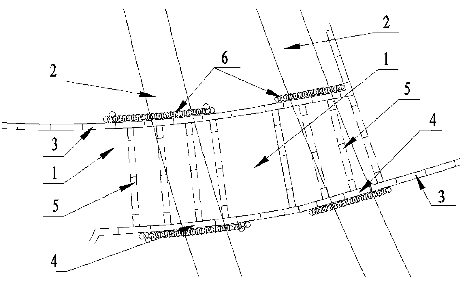 Construction method of enclosure structure with ultra-short underground walls