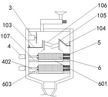 Screening and impurity removing equipment for rice processing