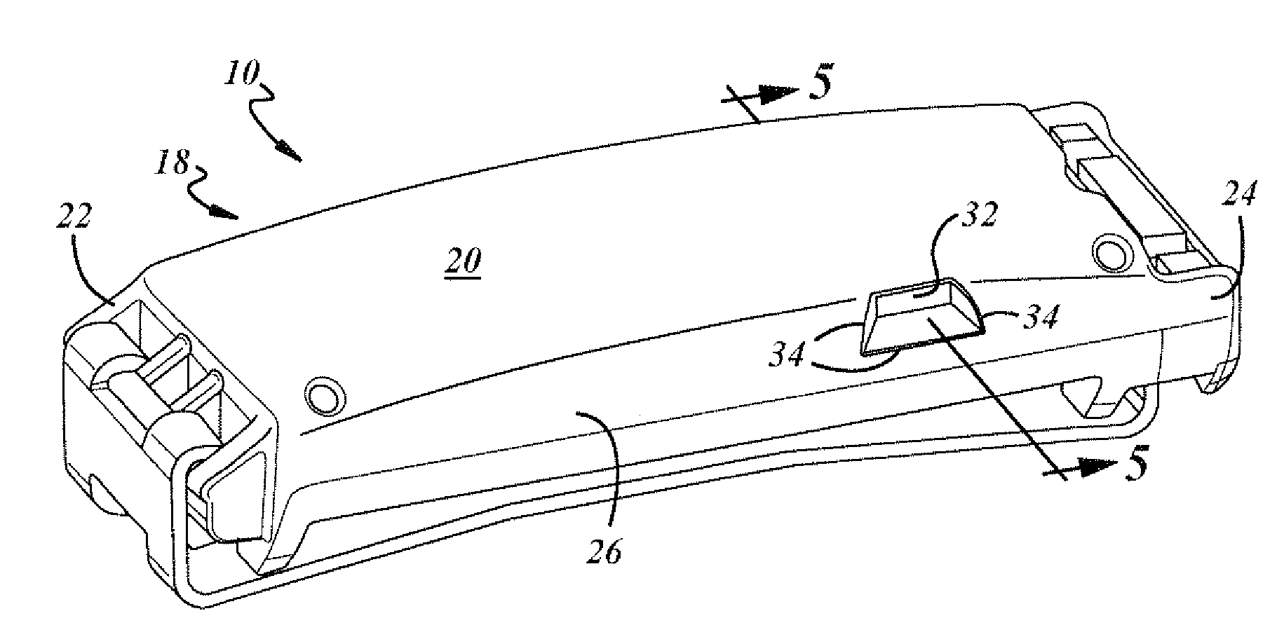 Tire pressure monitor system with side entry pressure port