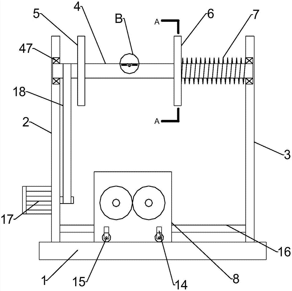 Waste power cable winding and recycling device