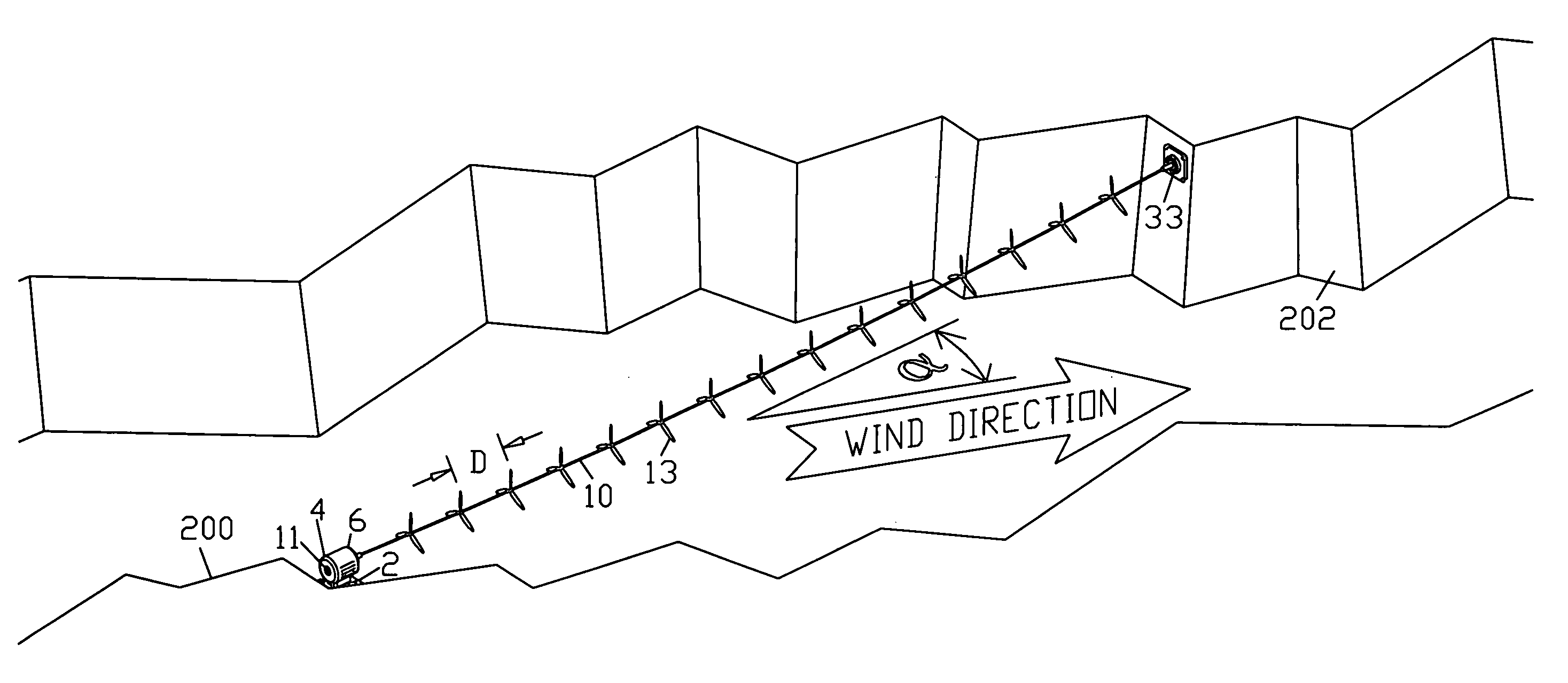 Stationary co-axial multi-rotor wind turbine supported by continuous central driveshaft