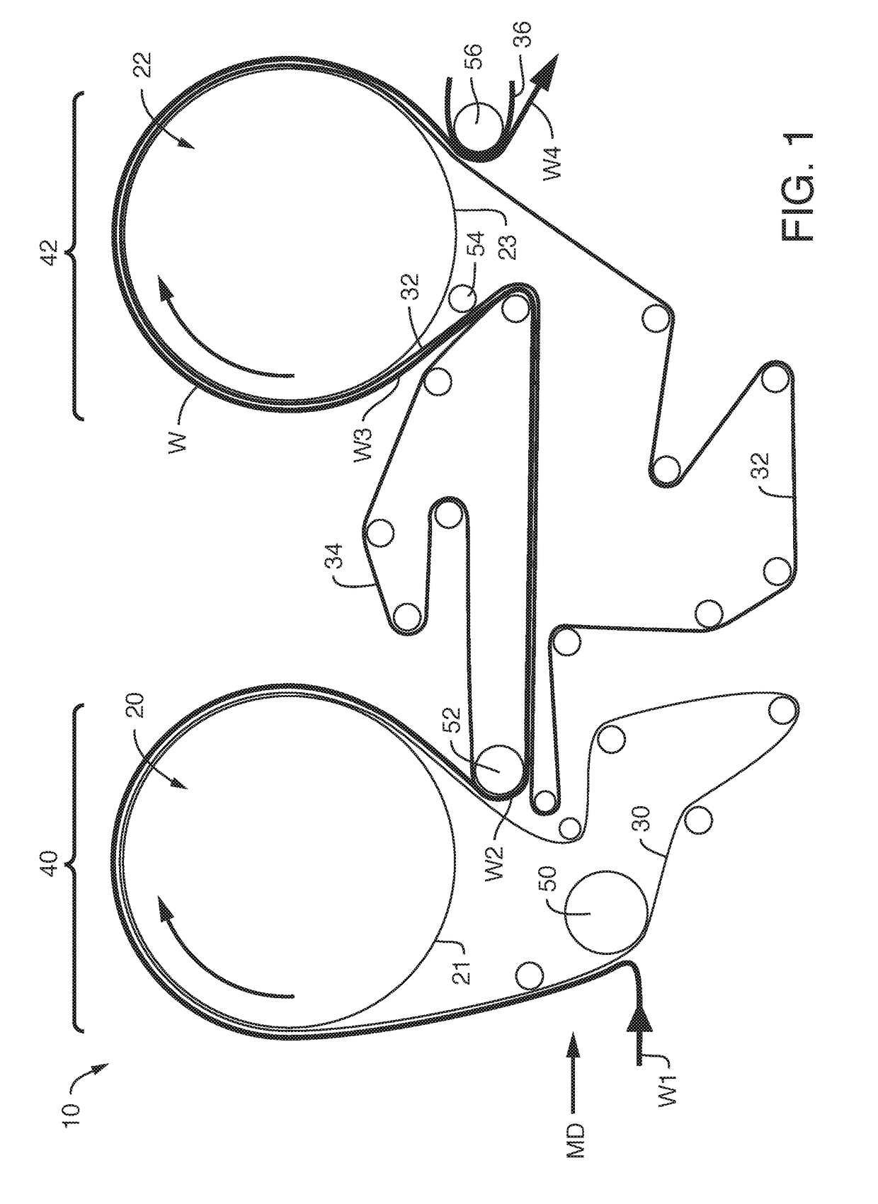 Through-air drying apparatus and methods of manufacture