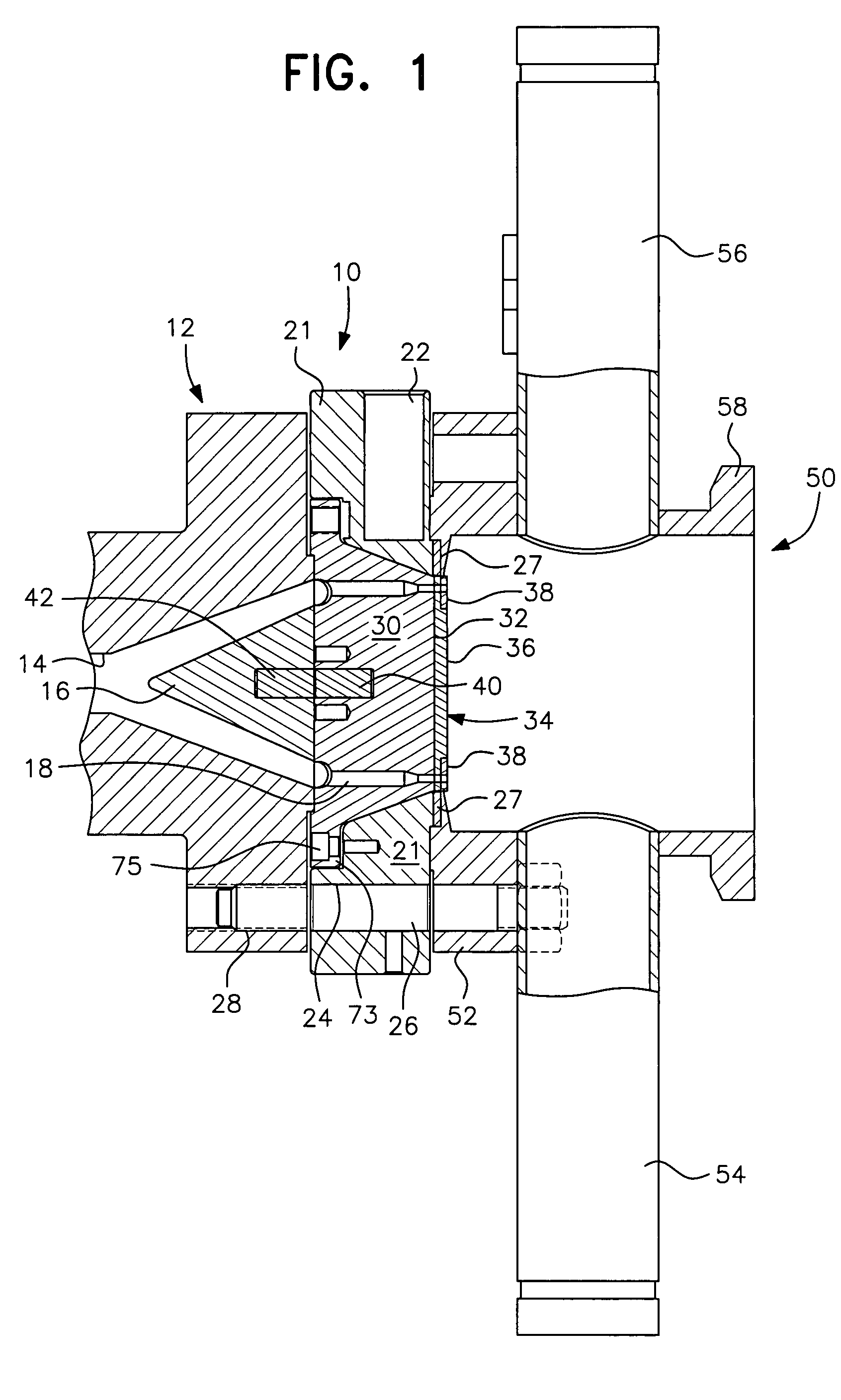 Solid face die plate