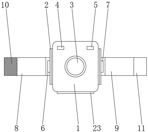 A hotel recorder that reduces wobble and is easy to carry