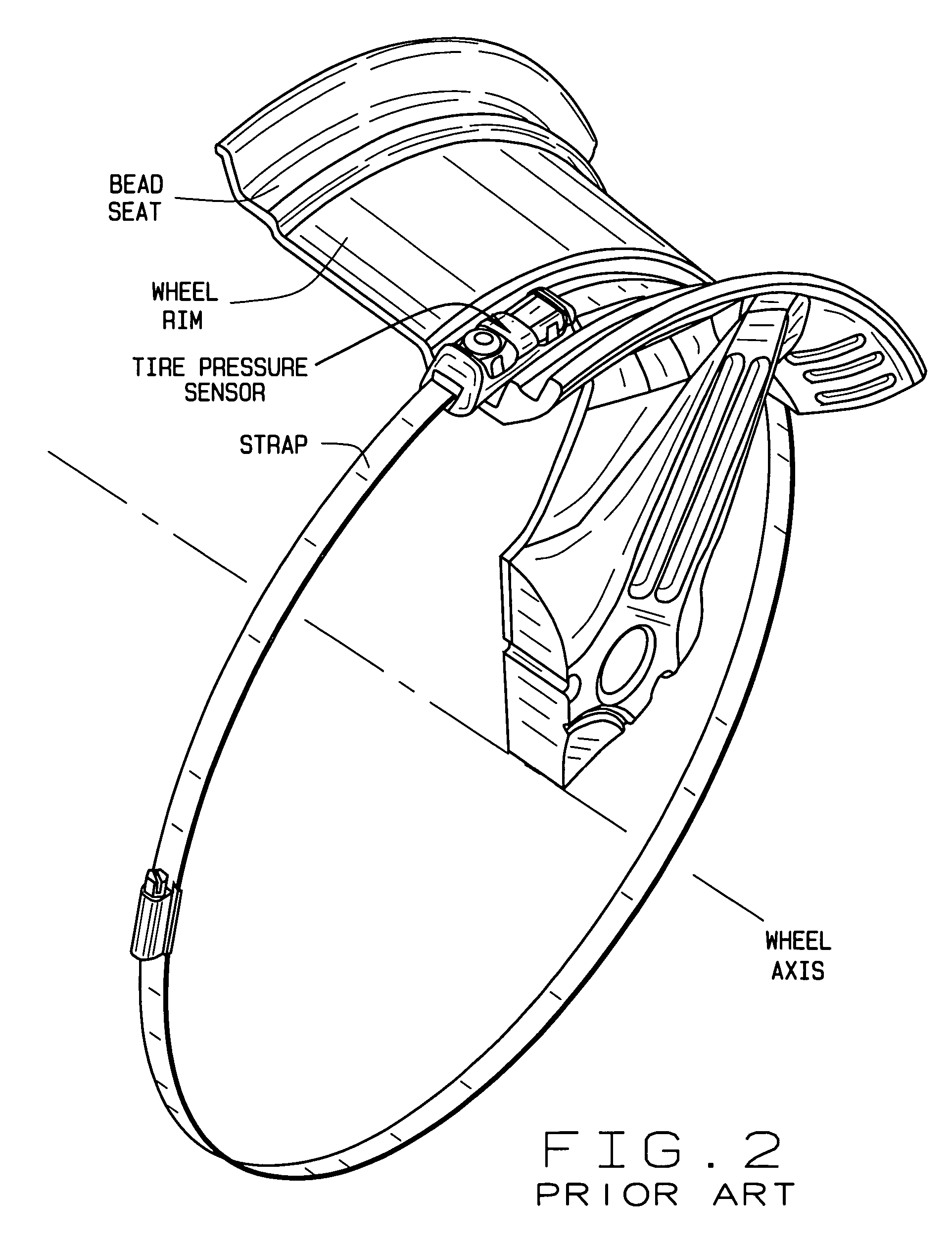 Vehicle tire changer with integrated detector for tire pressure sensors