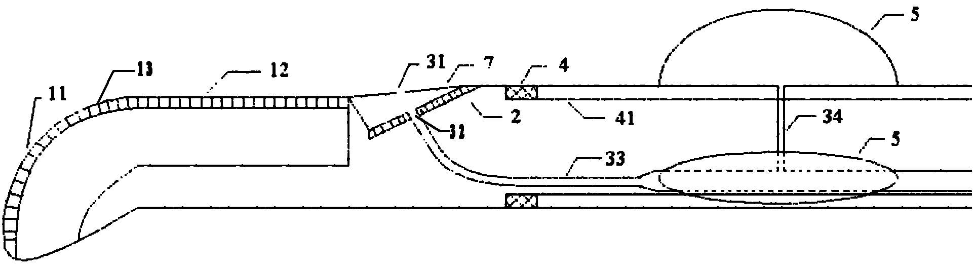 Gradient array ultrasonic imaging guidance ablation catheter