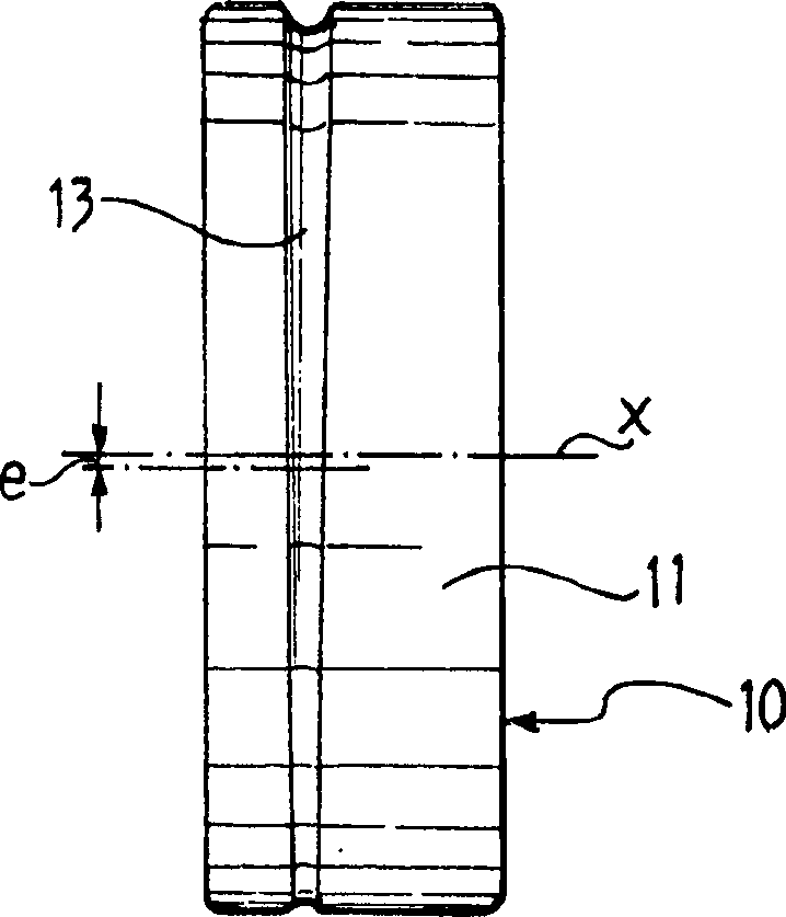 Cyclic element of rolling bearing