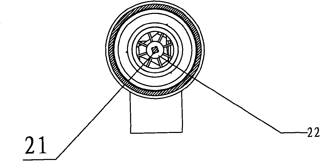 Permanent magnet semi-direct-drive type tidal power generation device