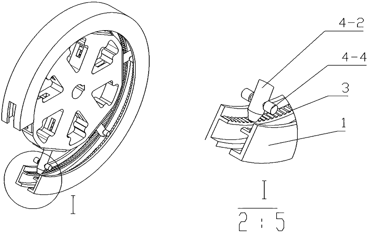 Rock crushing sampling device for asteroidenvironment