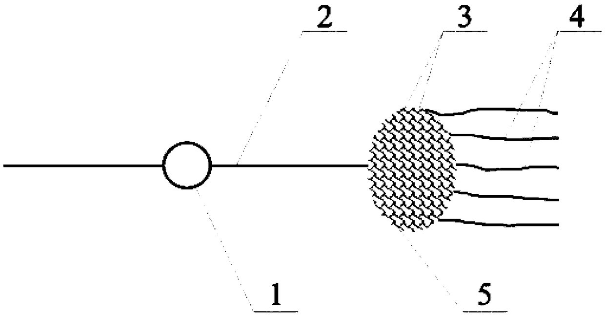 Method and device for determining fracture zone in rock stratum