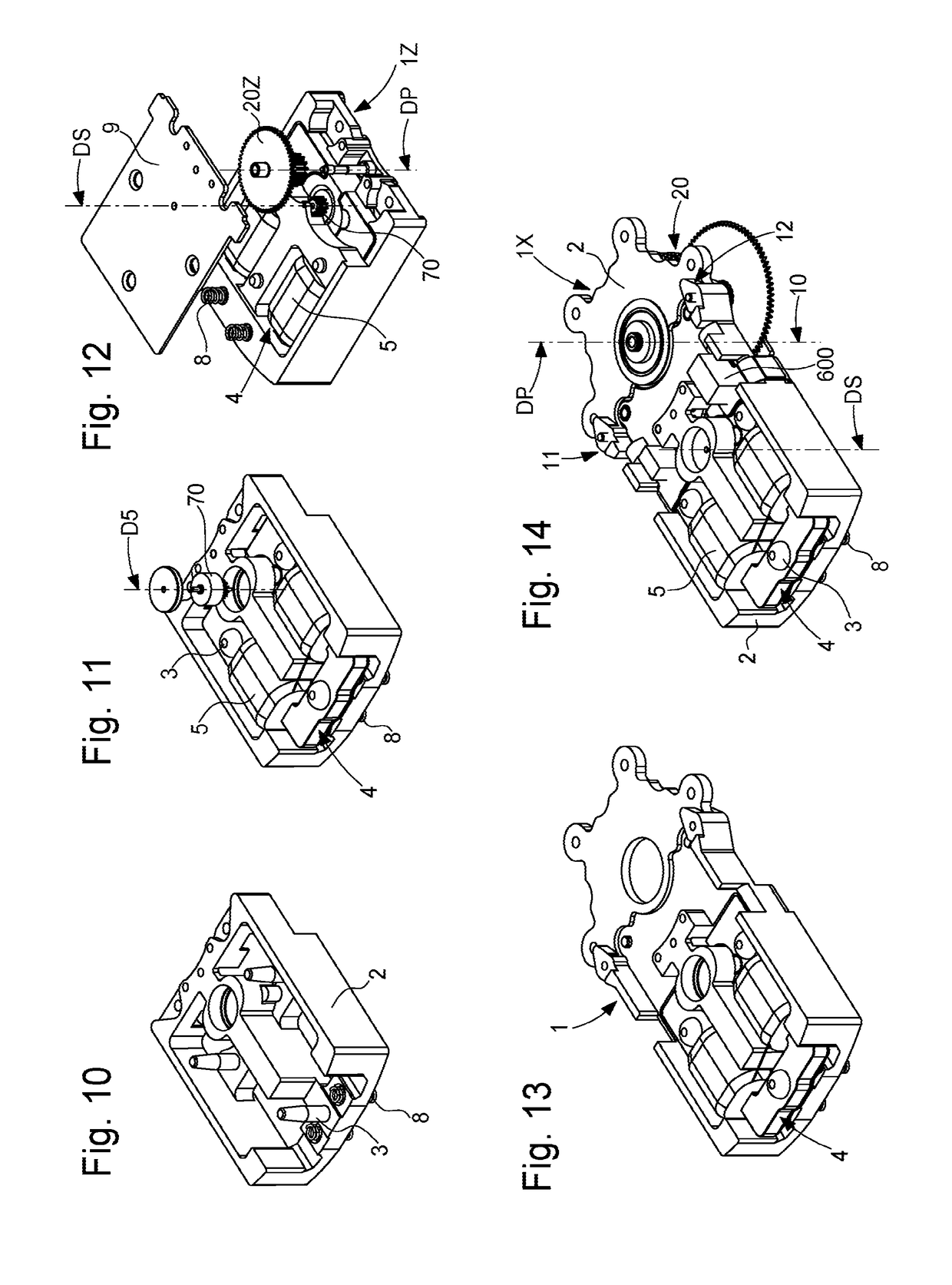 Motor module for watches