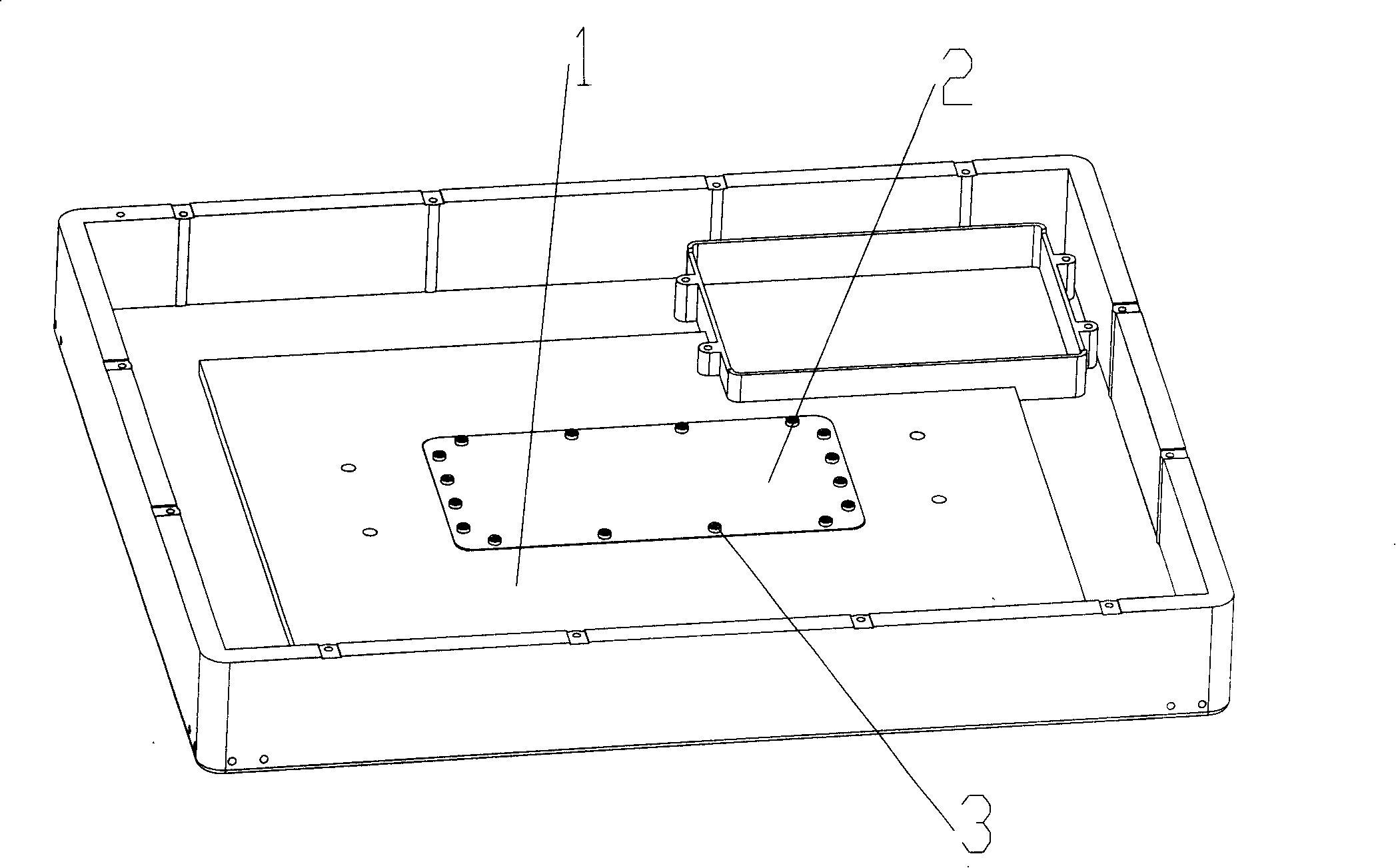 Gas vibration isolation, buffering, anti-falling damping structure and notebook-type computer