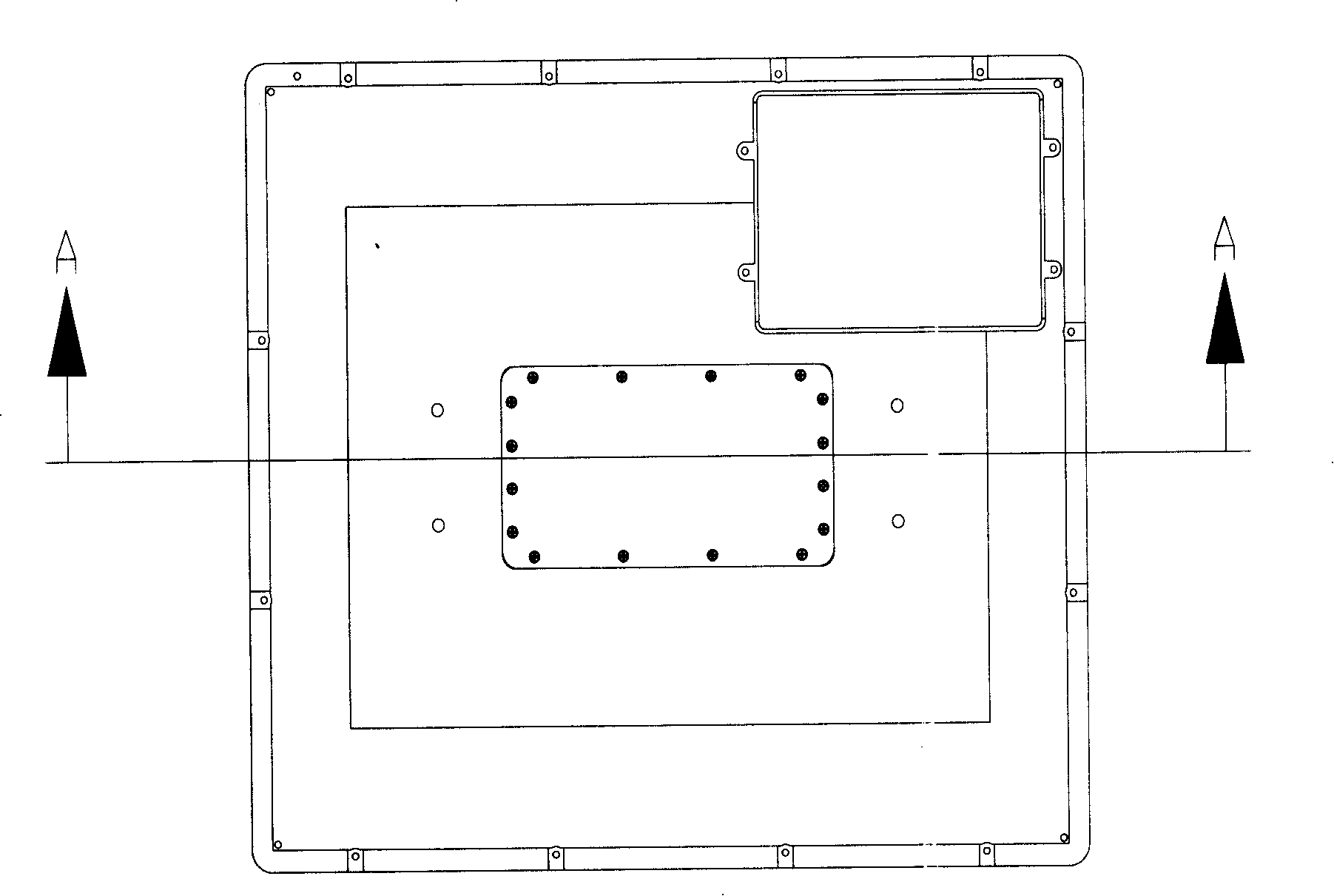 Gas vibration isolation, buffering, anti-falling damping structure and notebook-type computer