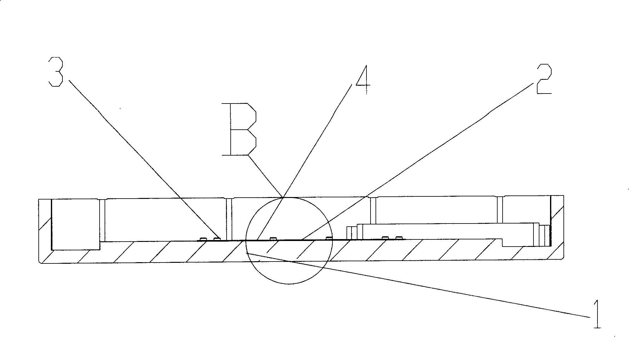 Gas vibration isolation, buffering, anti-falling damping structure and notebook-type computer