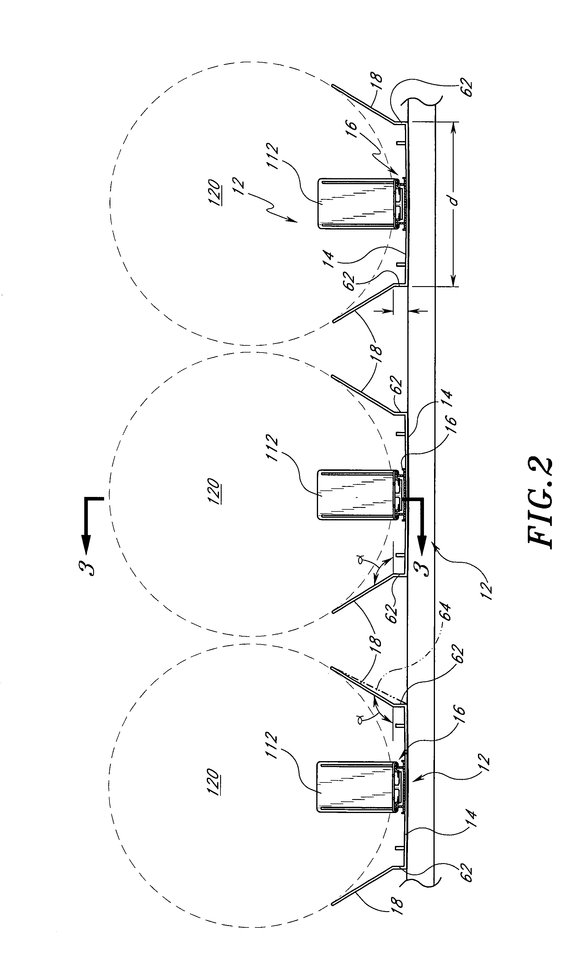 Modular display rack having horizontally separable front barrier