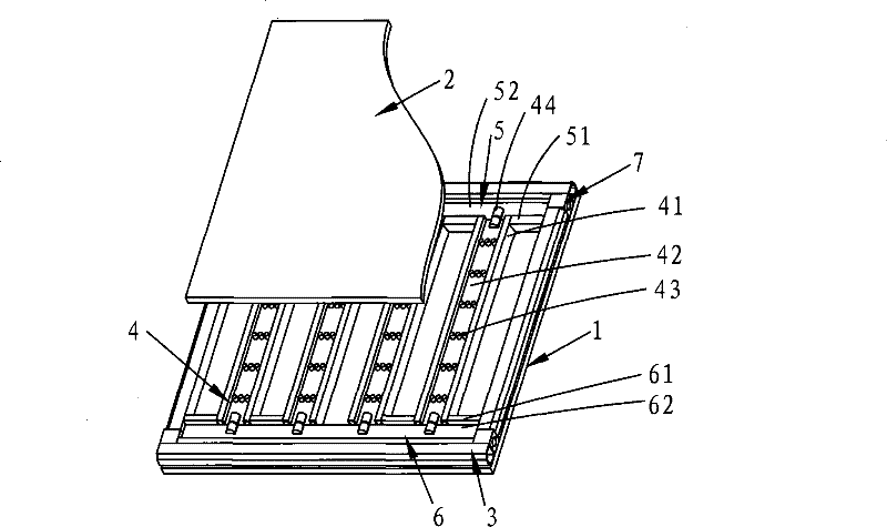 Glass curtain wall die set capable of displaying graph and text information