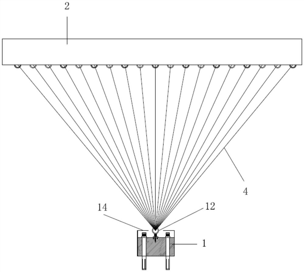 Environment-friendly art color line mounting method and structure