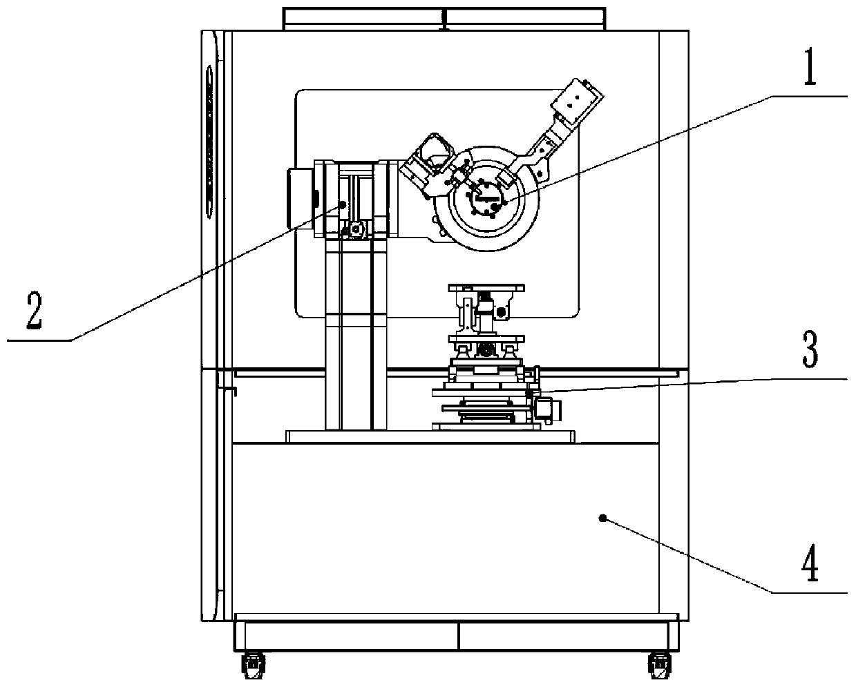 X-ray stress tester detection device and detection method