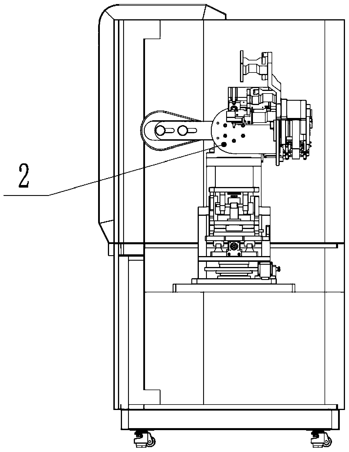 X-ray stress tester detection device and detection method