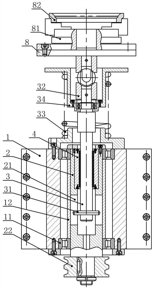 Valve seat grinding, clamping and moving device