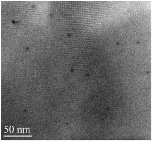 Nano-iron modified SBA-16 molecular sieve and preparation method and application thereof