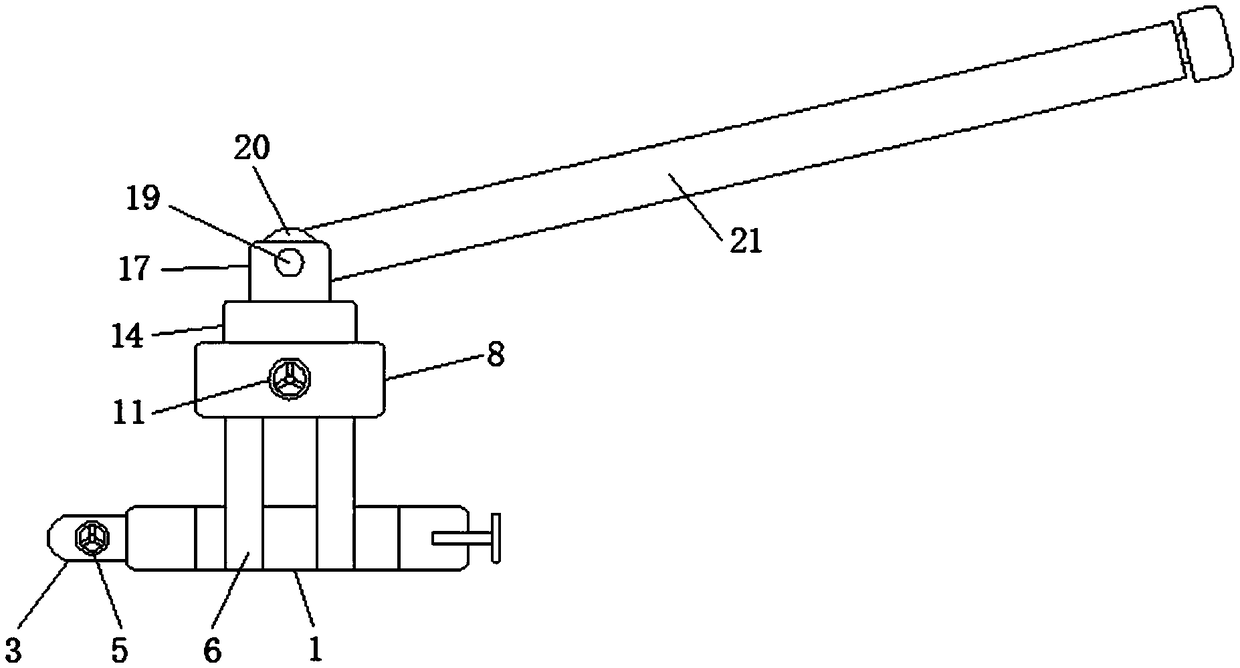 Nut demounting tool for metallurgical mechanical equipment