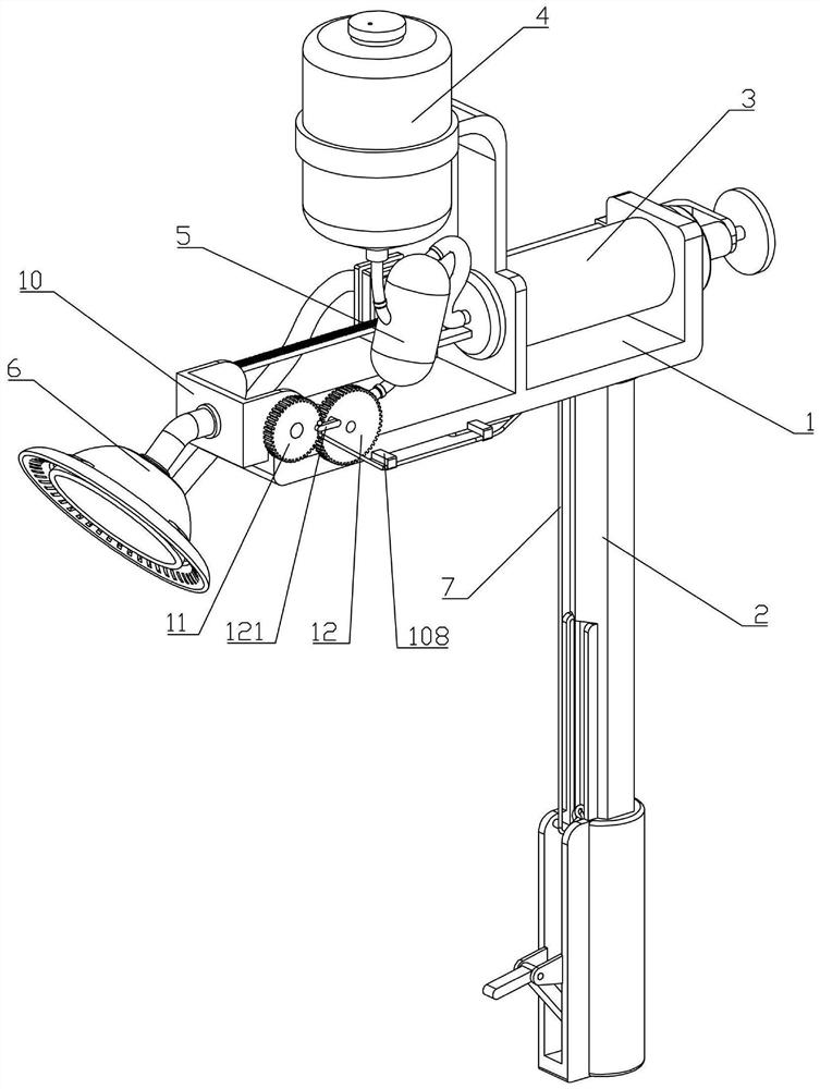 Artificial pollinator for peach trees