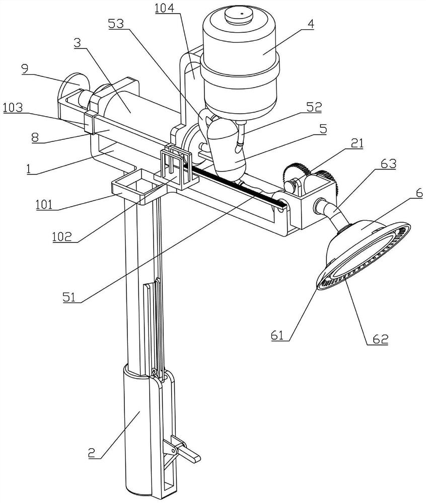 Artificial pollinator for peach trees