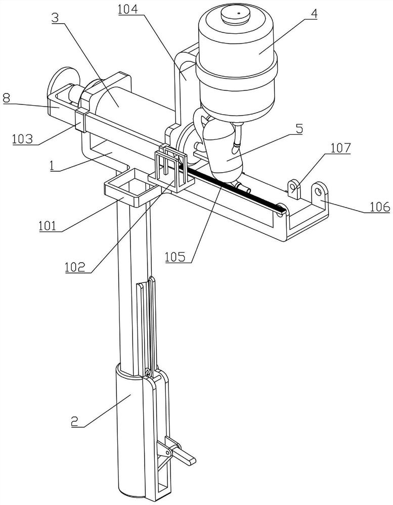 Artificial pollinator for peach trees