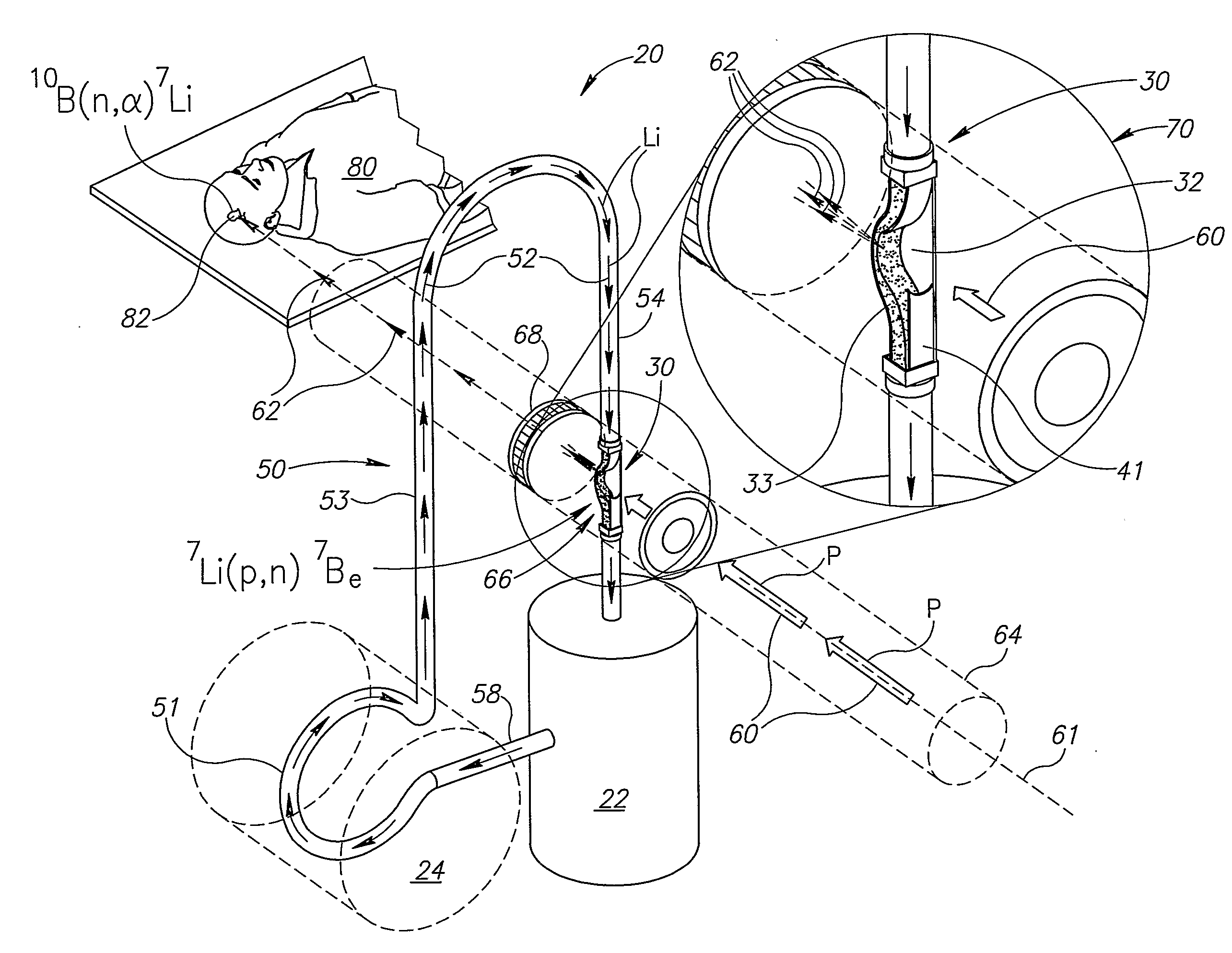 Neutron beam radiation apparatus