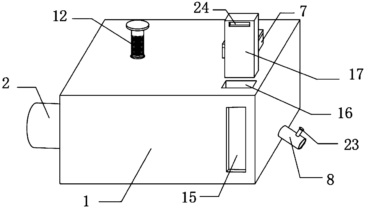 Detection device for nitrogen dioxide and use method thereof