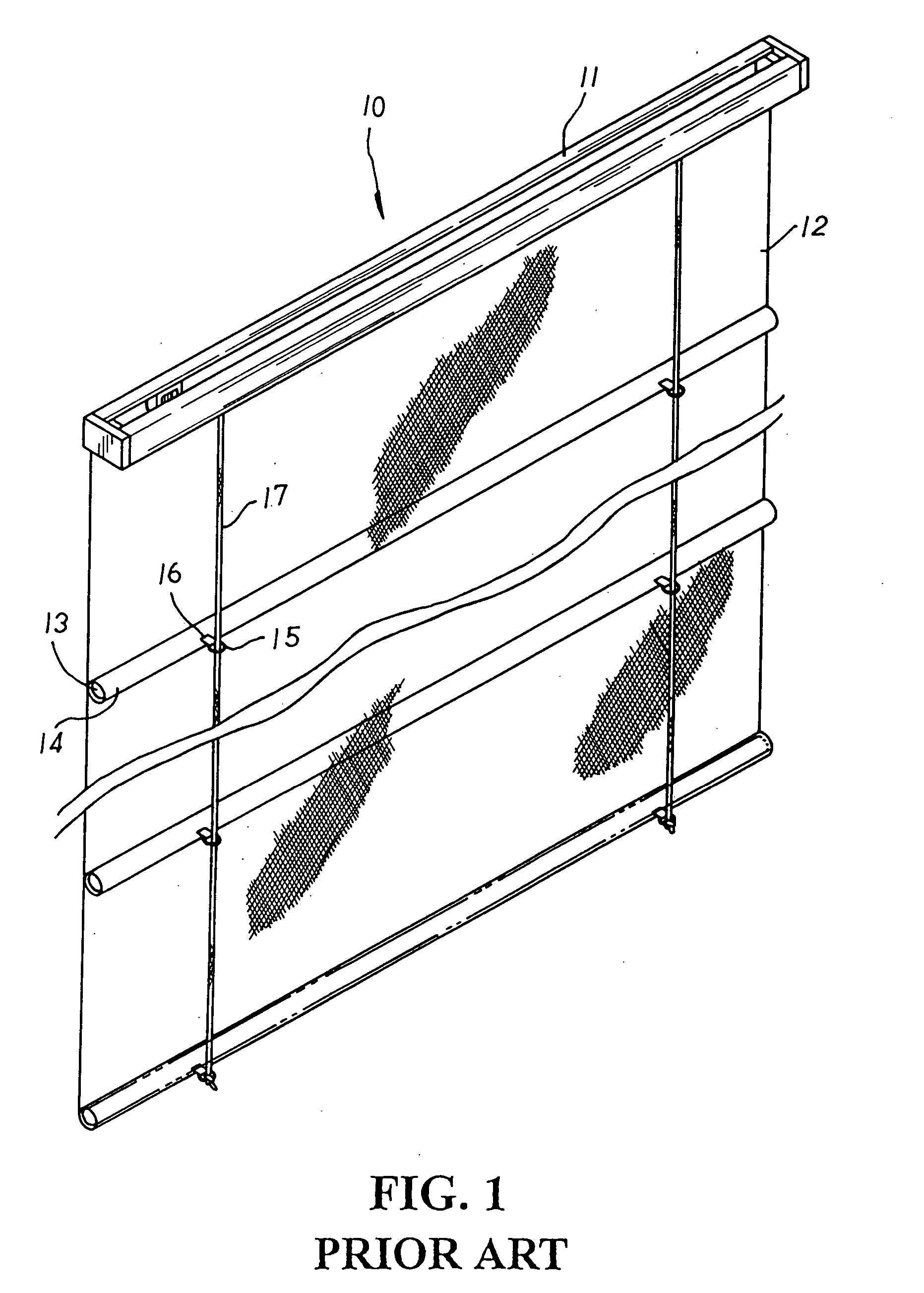 Roman blind structure