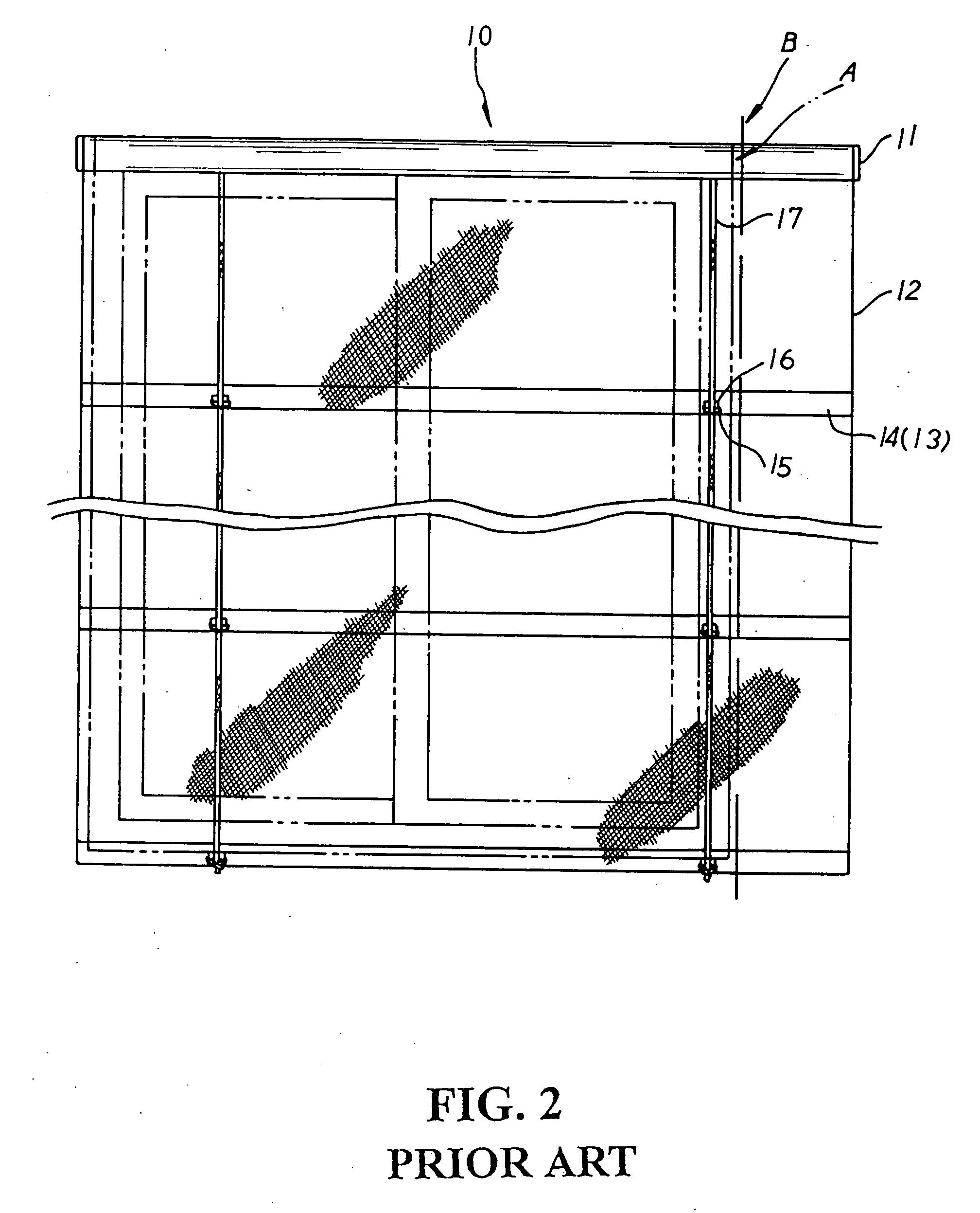 Roman blind structure