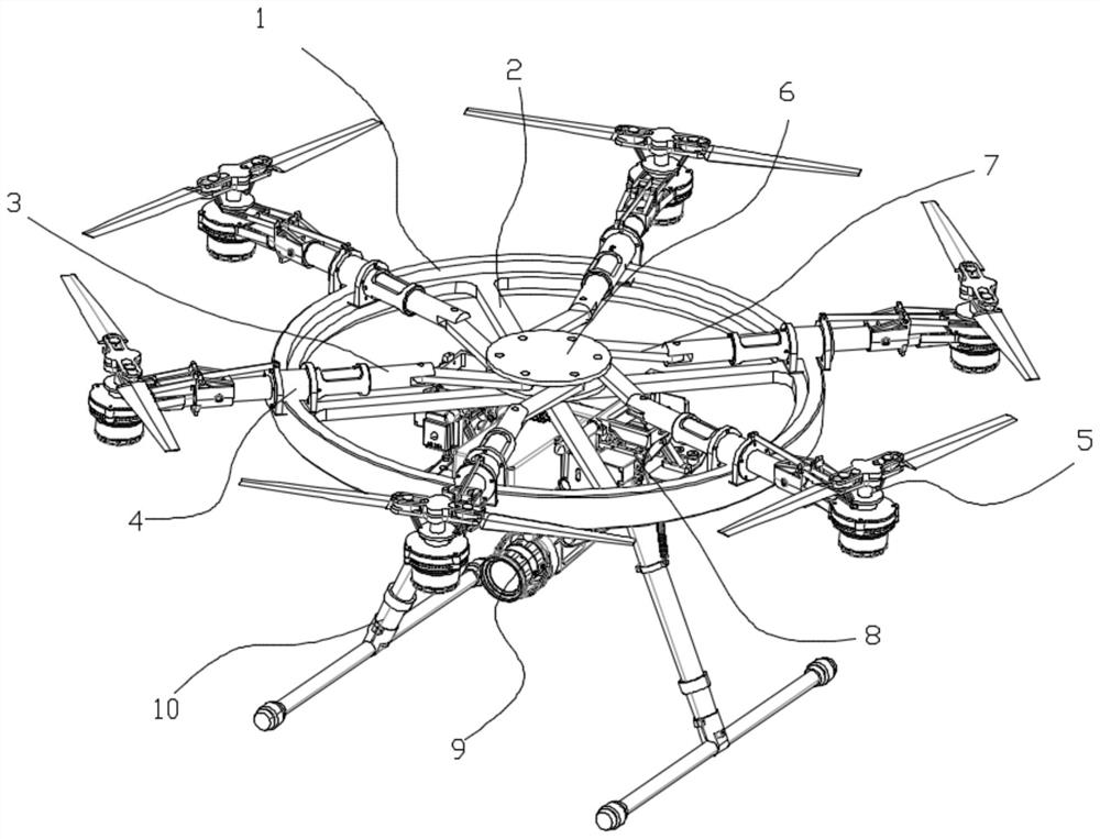 Unmanned aerial vehicle for surveying and mapping aerial photography