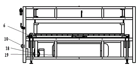 Door leaf vacuum thermal transfer printer