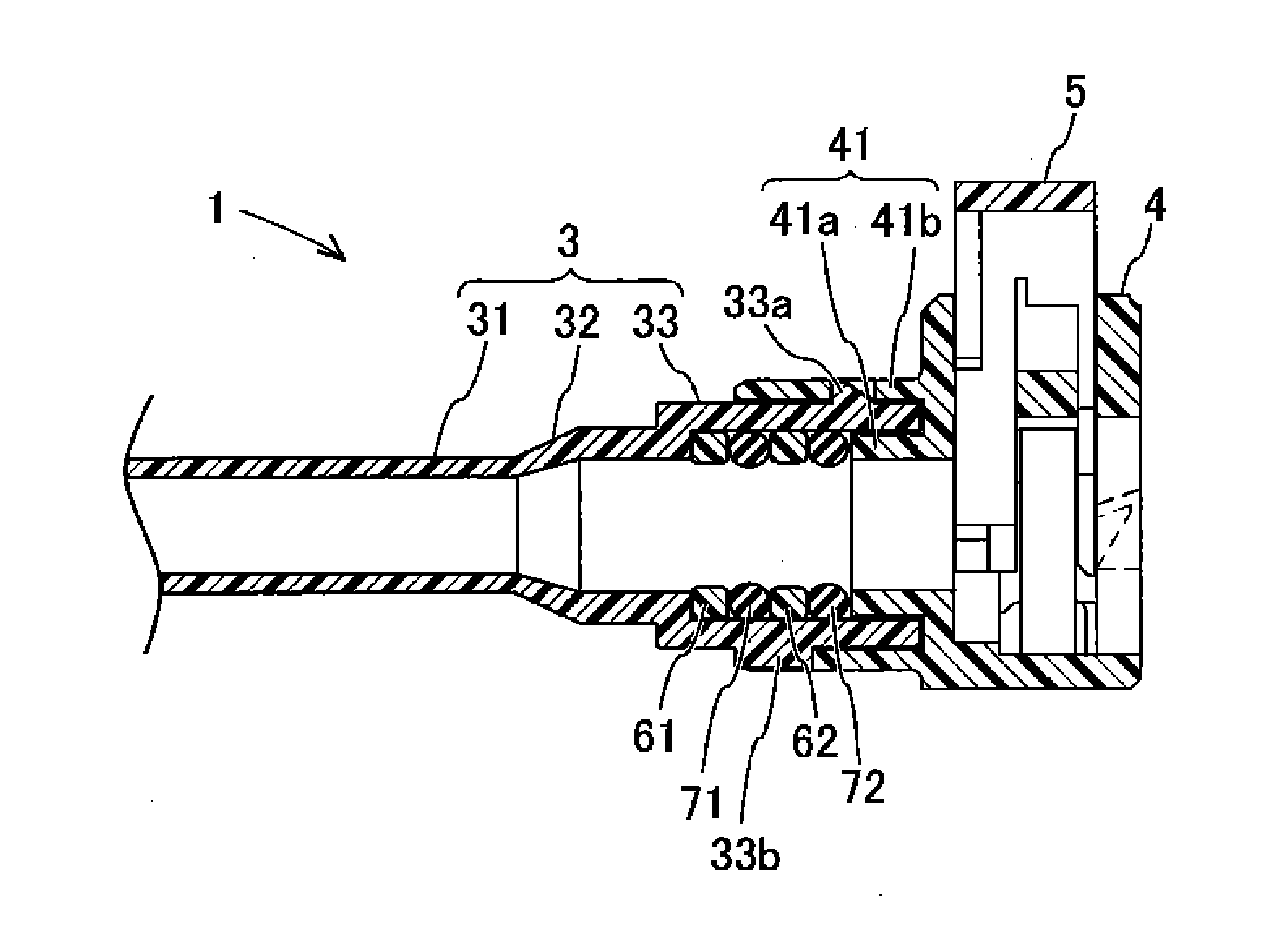 Piping connection structure