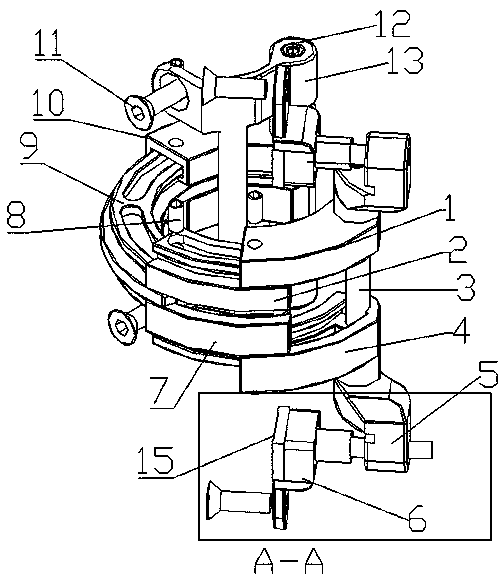 Door leaf hinge with large-angle opening function