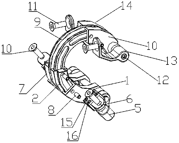 Door leaf hinge with large-angle opening function