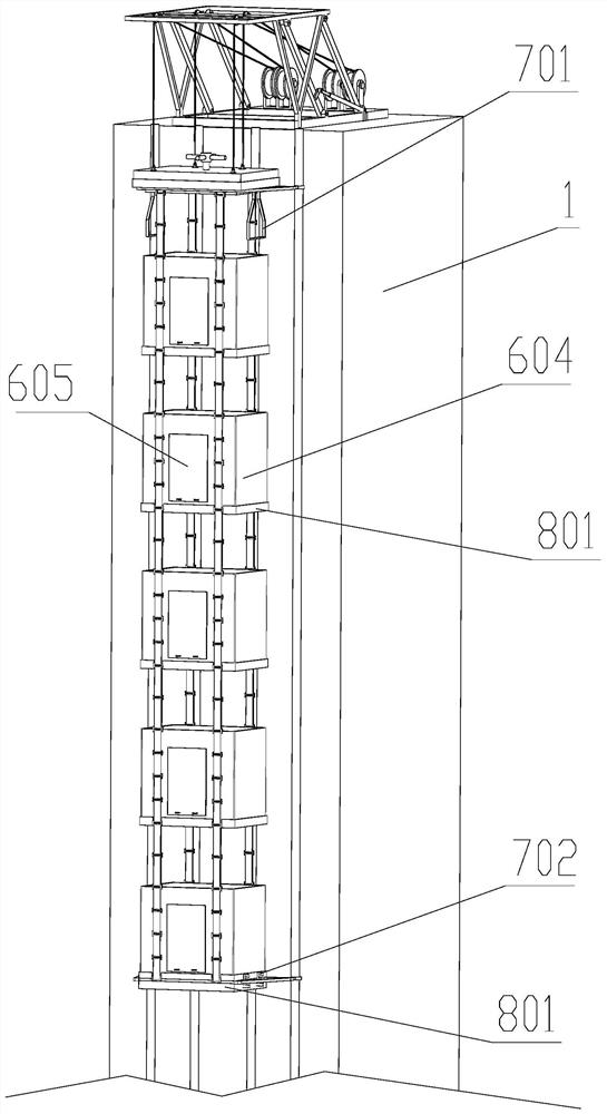 A kind of outdoor escape rescue system and method of super high-rise building