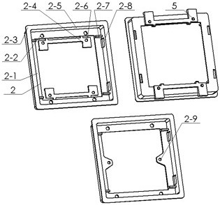 Electrical appliance accessory mounted on plate and mounting method of electrical appliance accessory