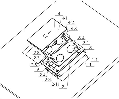 Electrical appliance accessory mounted on plate and mounting method of electrical appliance accessory