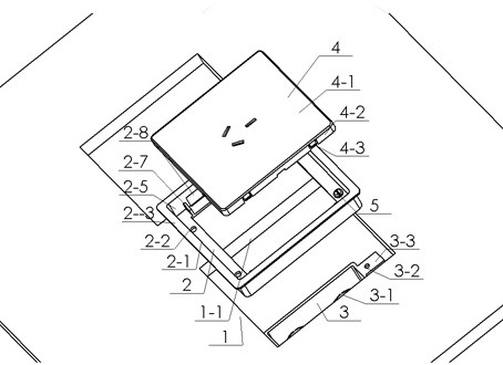 Electrical appliance accessory mounted on plate and mounting method of electrical appliance accessory