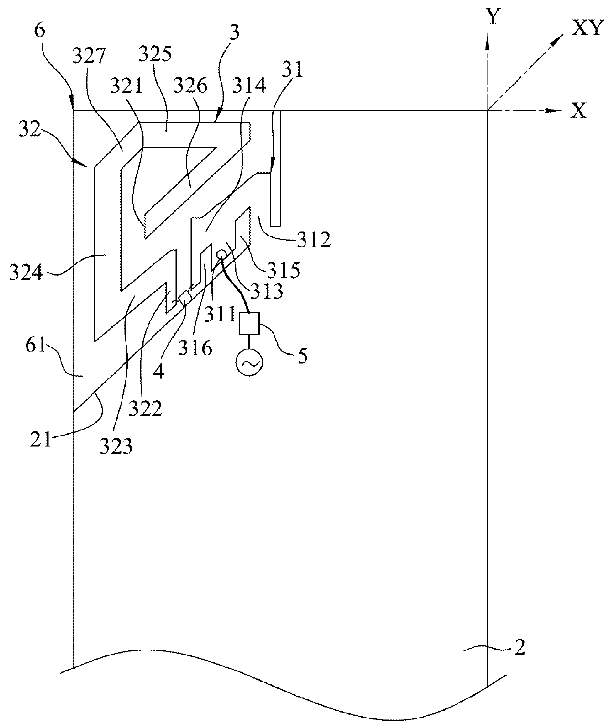 Broadband antenna and an antenna assembly