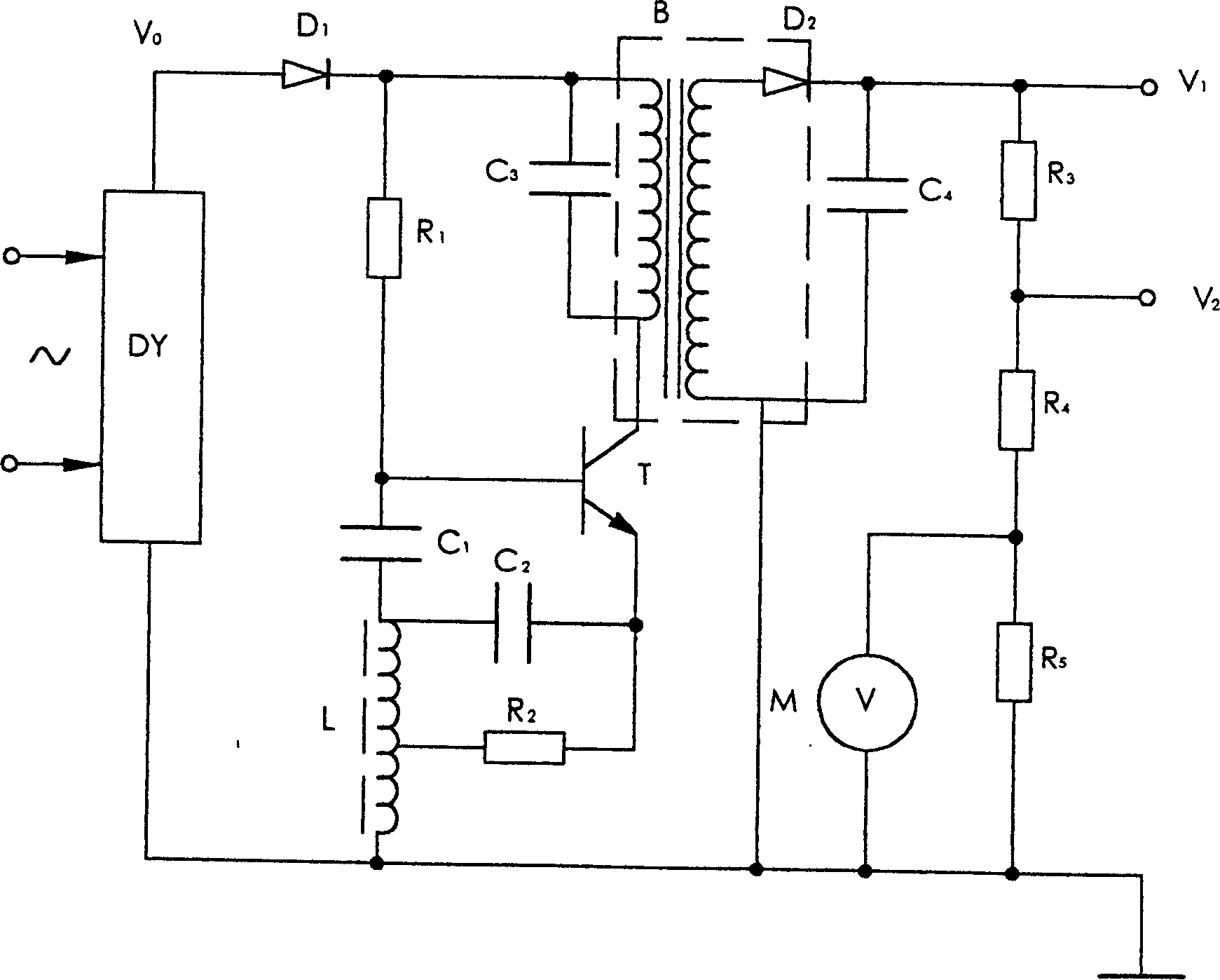 Pocket sized tester for high voltage vacuum tube